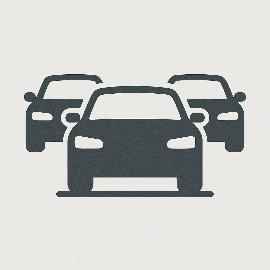 Diverse Fleet of Cars